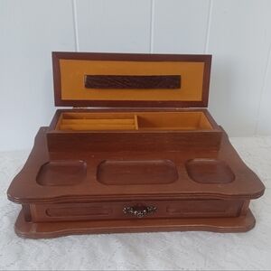 Vintage Wooden Jewelry Box